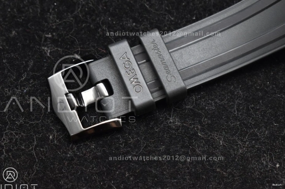 Seamaster Dial VSF 300M Rubber A8806 Black Best PVD Edition on Black Strap Diver 0314